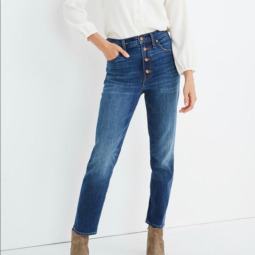 Madewell The Perfect Vintage Jean Button Front